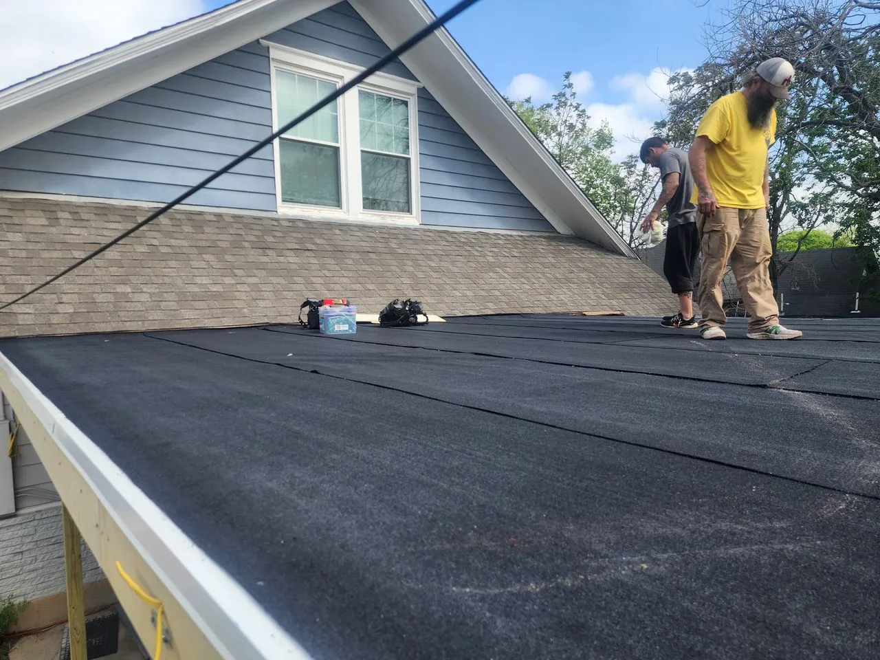 Ad Lib Family Construction roofing: 03 flat roof detail
