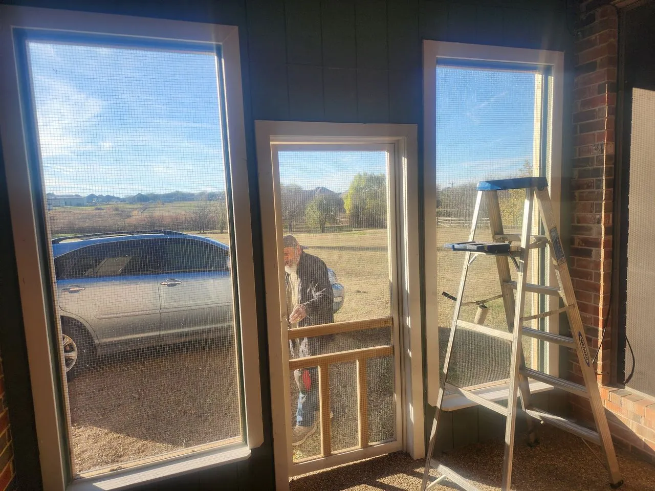 Ad Lib Family Construction patios & renovations: 10 screened porch door